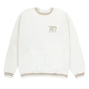 White Crewneck Sweater by